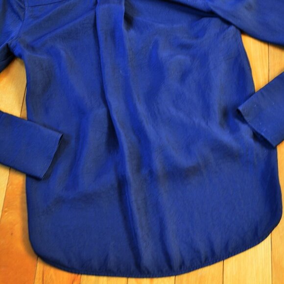 rag & bone faux wrap long sleeve top size xs / tp made in USA - Picture 10 of 10